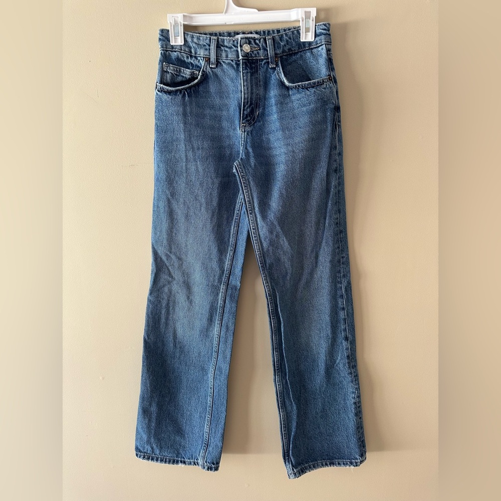 Zara Women’s Straight Blue Jeans 26/30